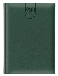 Agenda-presidente-dorada-color-Verde-BN
